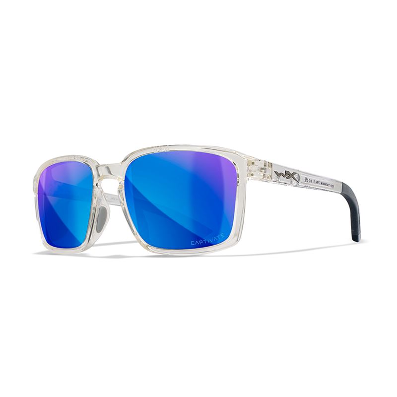 Sluneční Brýle Wiley X Alfa Captivate Polarized Blue Mirror Smoke Greygloss Clear Crystal 9656